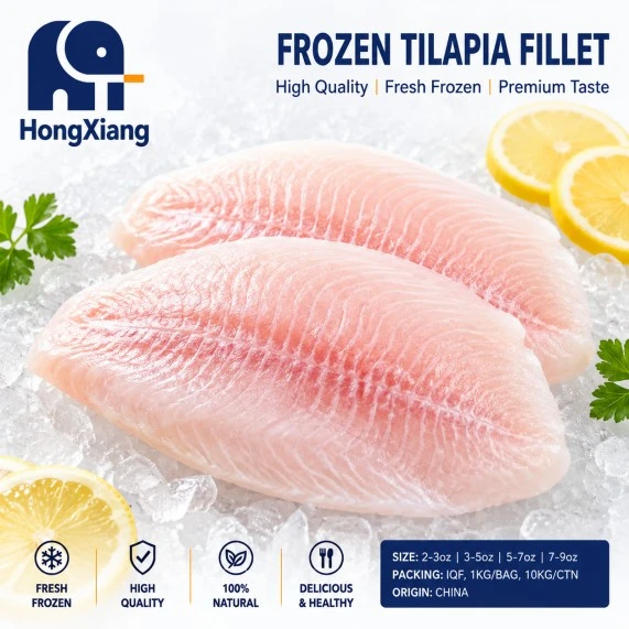 Premium frossen tilapiafilet
