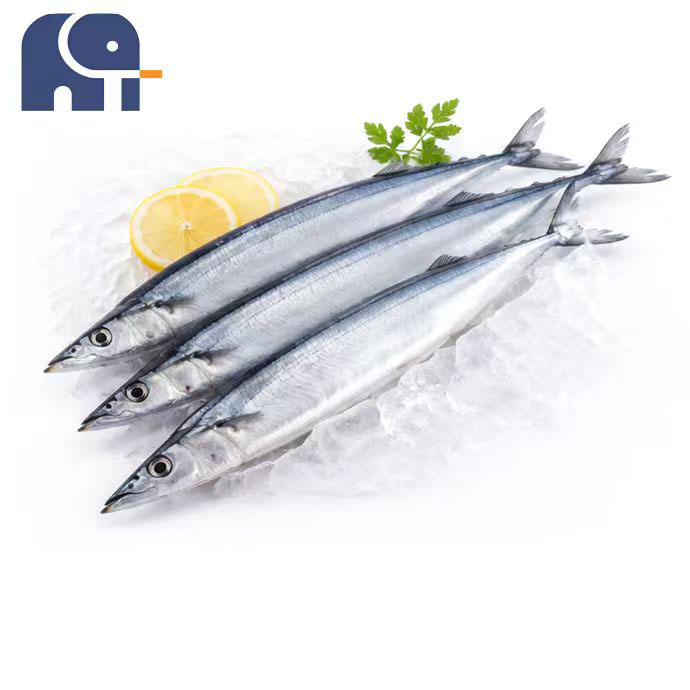 Winter Frozen Pacific Saury Hele Rund